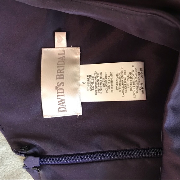 David’s Bridal Half Shoulder Cocktail Dress - Picture 3 of 3